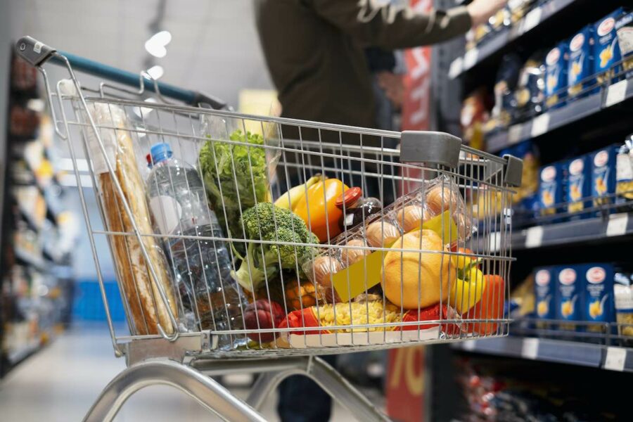 courses au supermarché